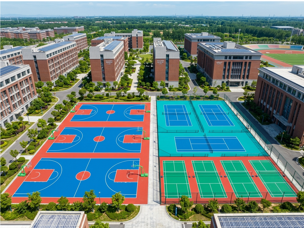 安阳市硅PU球场学校塑胶跑道 - 排名